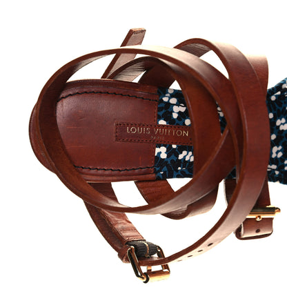 Louis Vuitton Calfskin Flower Fields Sandal 39 7 of 14
