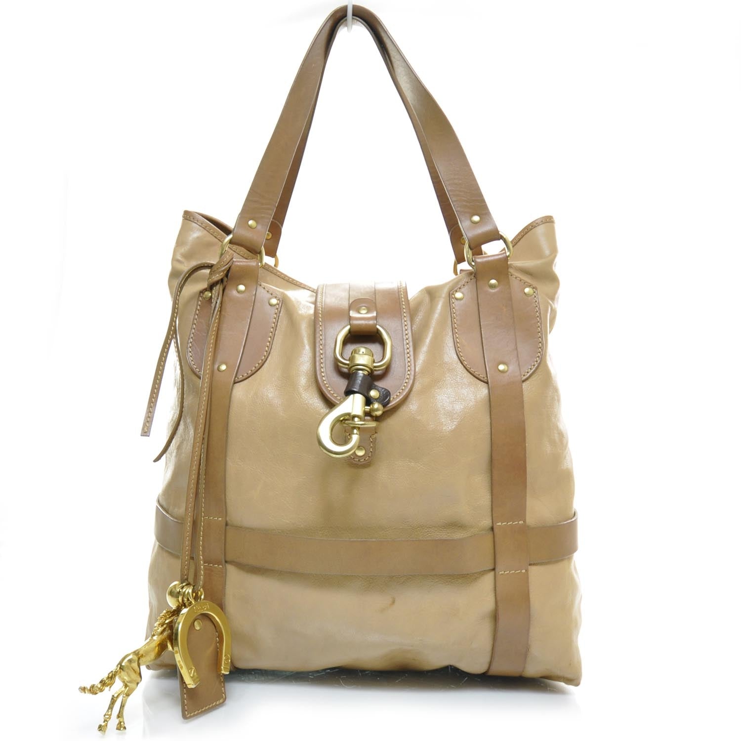 Chloe Leather Large Kerala Trim Tote 1 of 10
