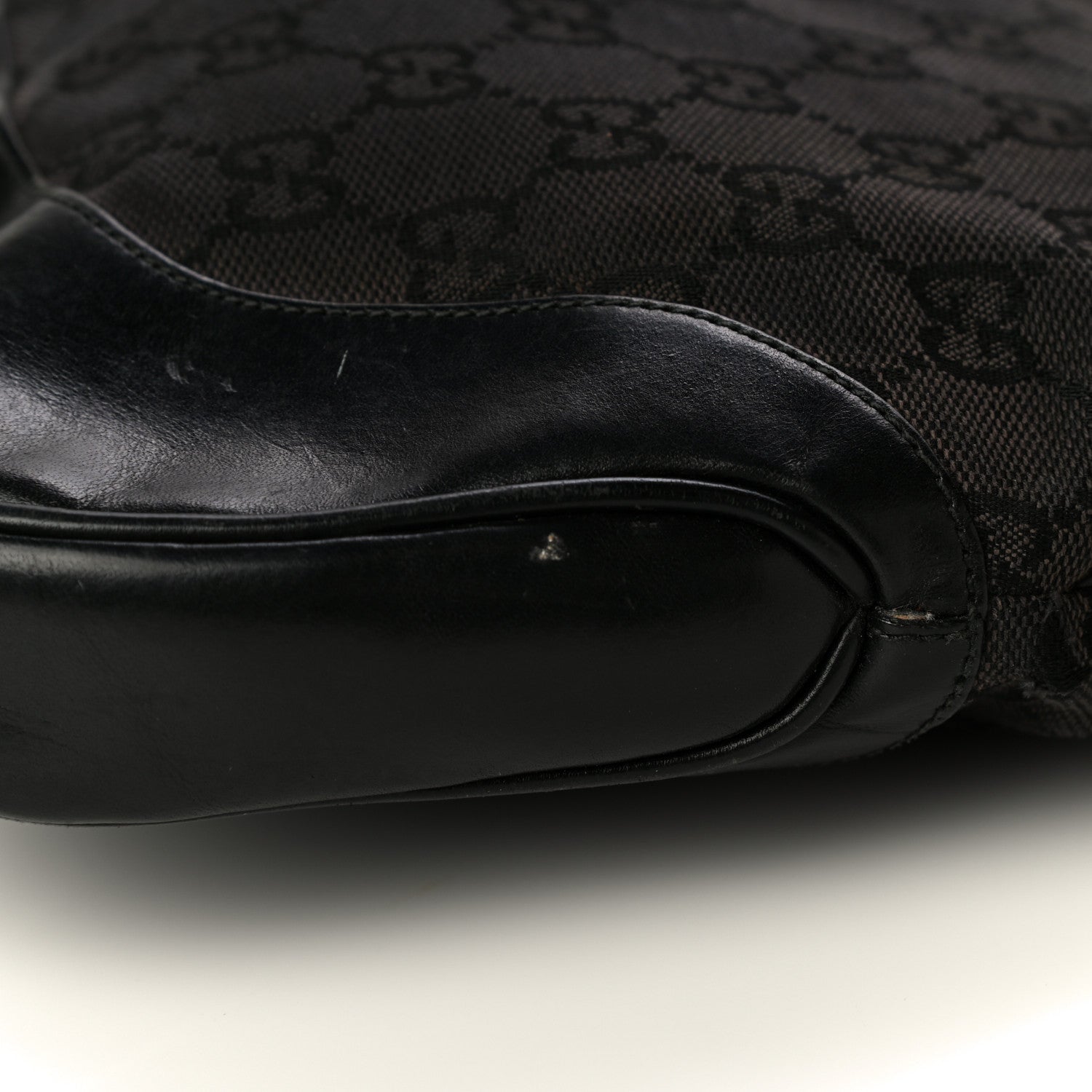 Gucci Monogram Small Jackie O Hobo Black 13 of 33