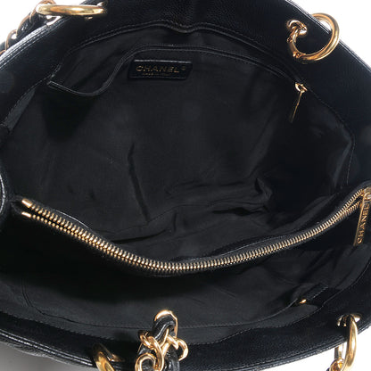 Chanel Caviar Grand Shopping Tote GST Black 5 of 7