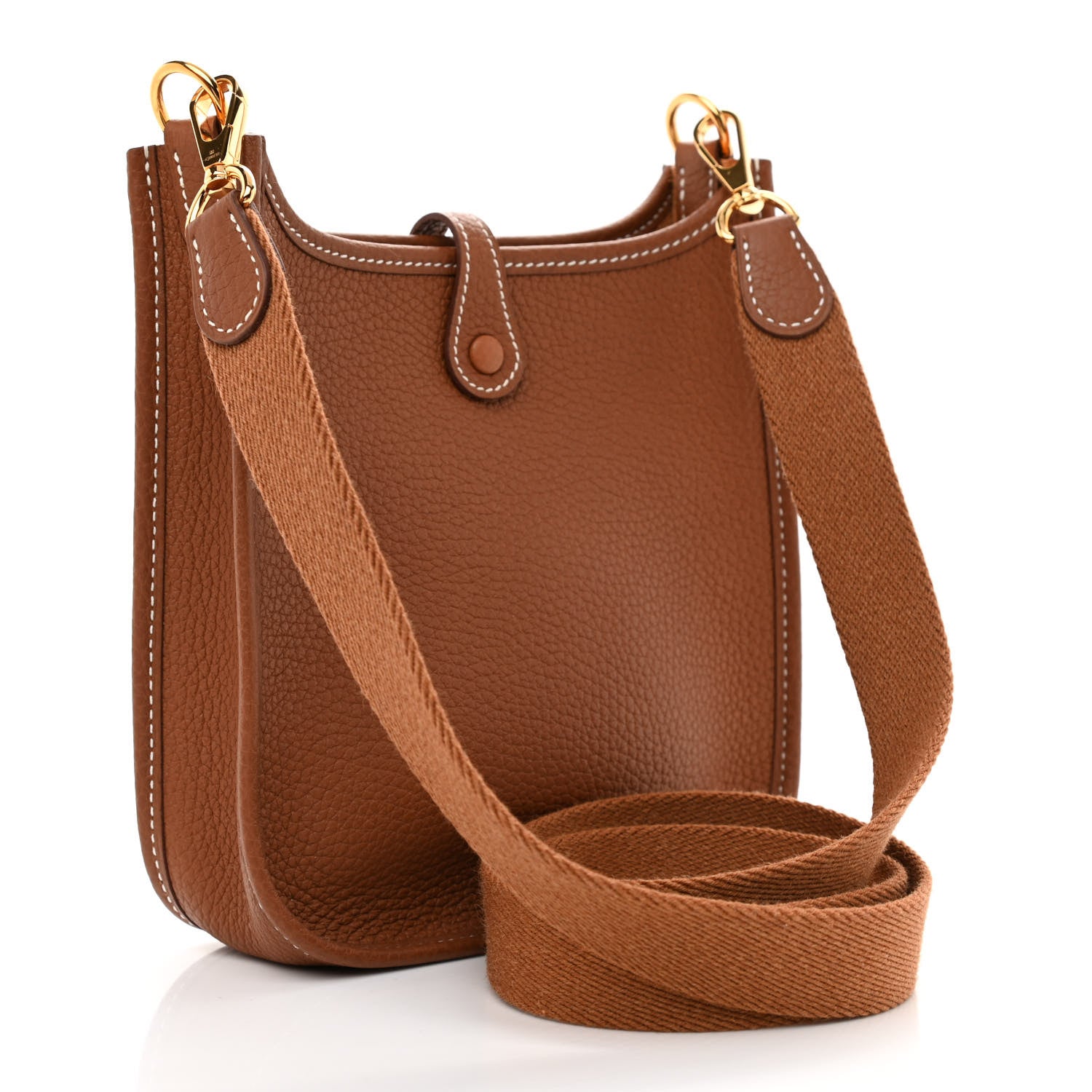 Hermes Taurillon Clemence Evelyne TPM Gold 2 of 10