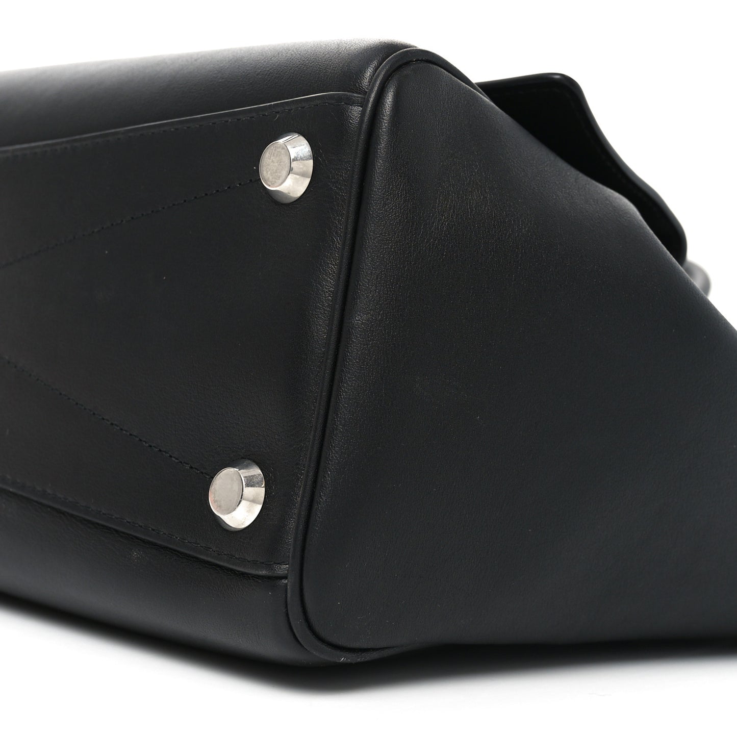 Smooth Calfskin Small Bel Air Carry All Bag Black