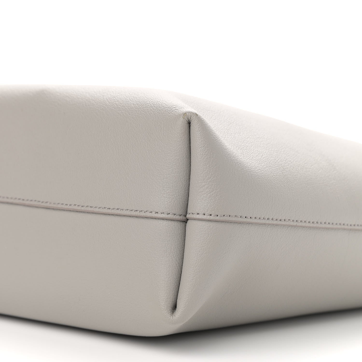 Saint Laurent Calfskin Medium Shopping Tote Light Grey 11 of 13