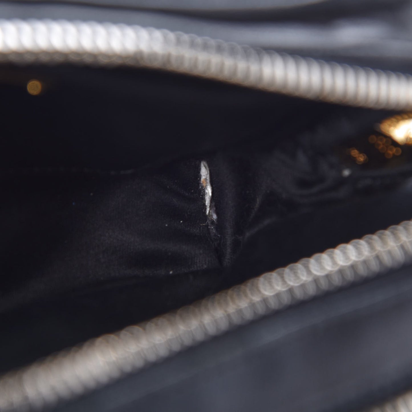 Nappa Matelasse Chain Crossbody Black