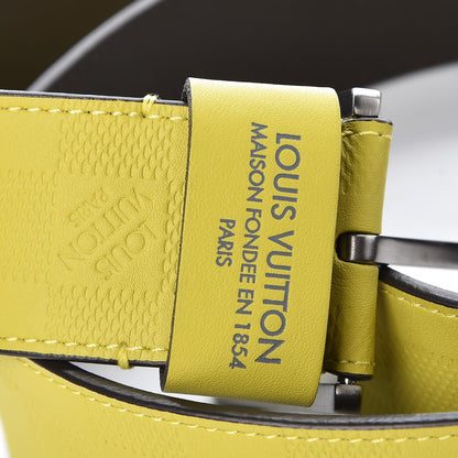 Louis Vuitton Damier Infini Calfskin 40mm Belt 100 40 Vert Acide 6 of 8