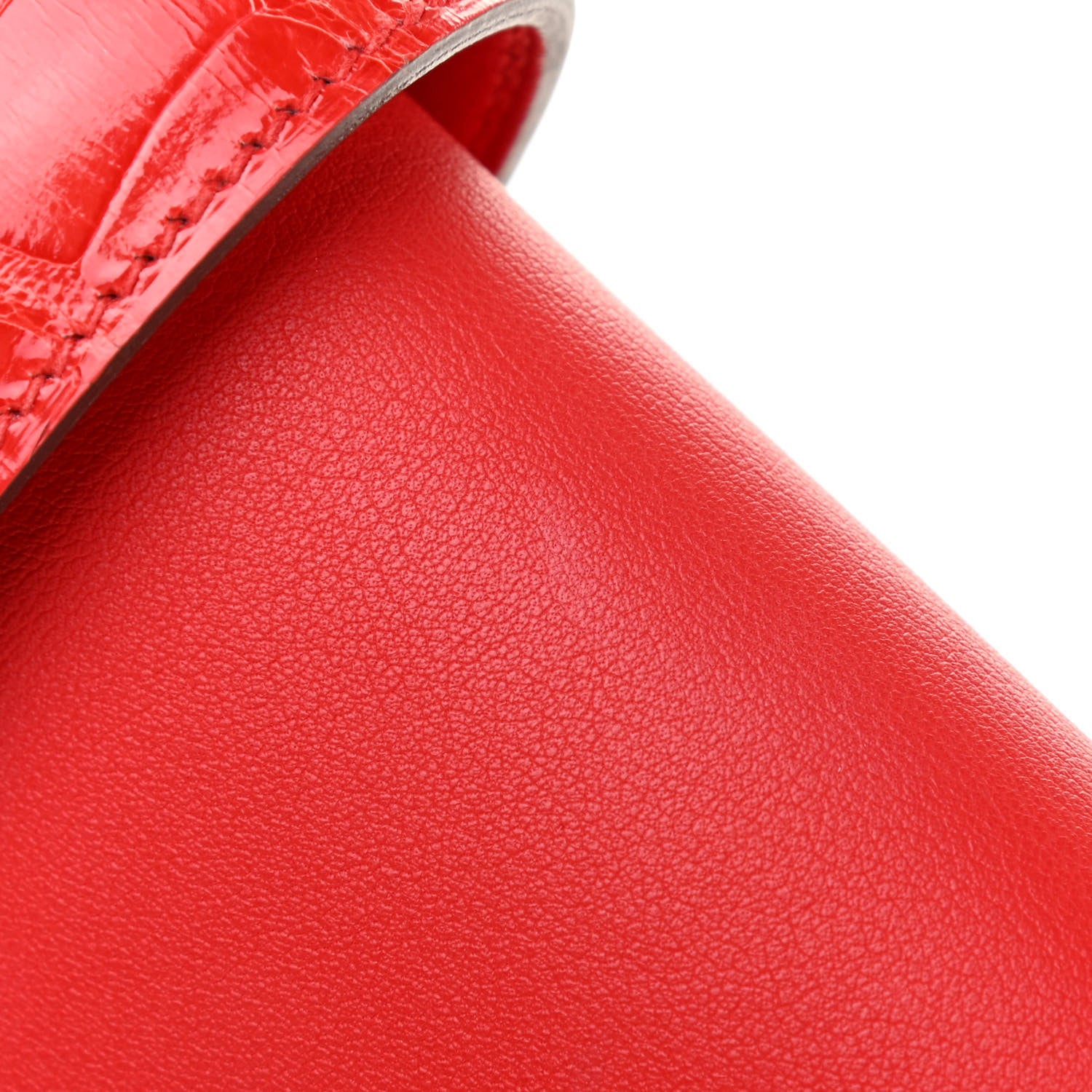 Hermes Swift Matte Alligator Jige Elan Touch 29 Clutch Rouge De Coeur 10 of 10