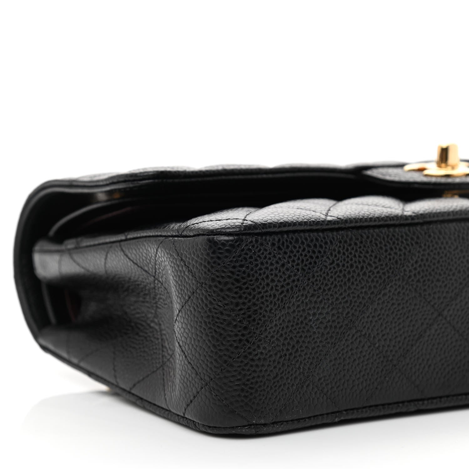 Chanel Caviar Quilted Medium Double Flap Black 8 of 11