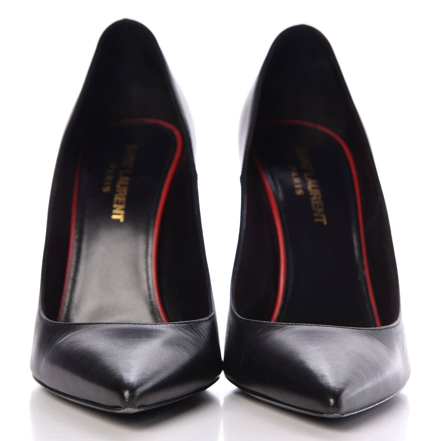 Saint Laurent Calfskin Zoe 105 Pumps 37 Black 3 of 9