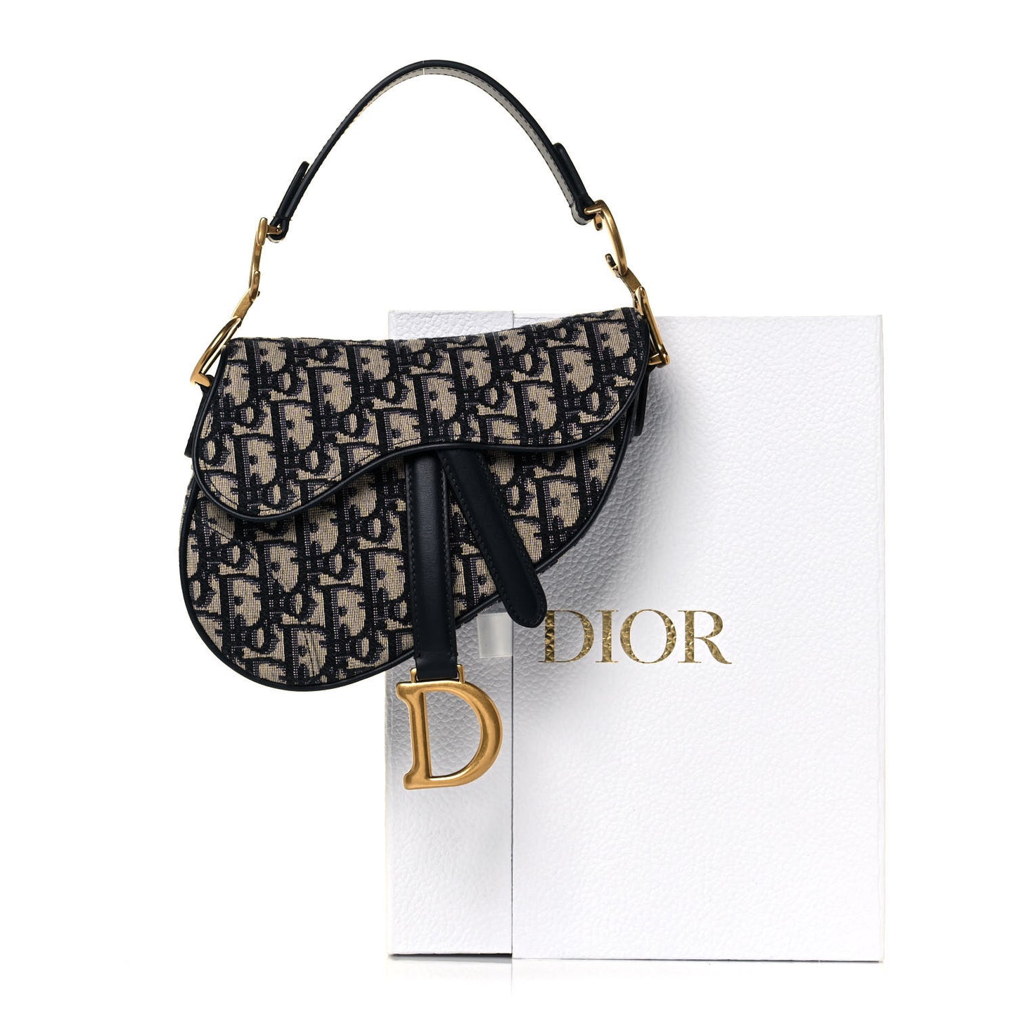 Oblique Mini Saddle Bag Blue