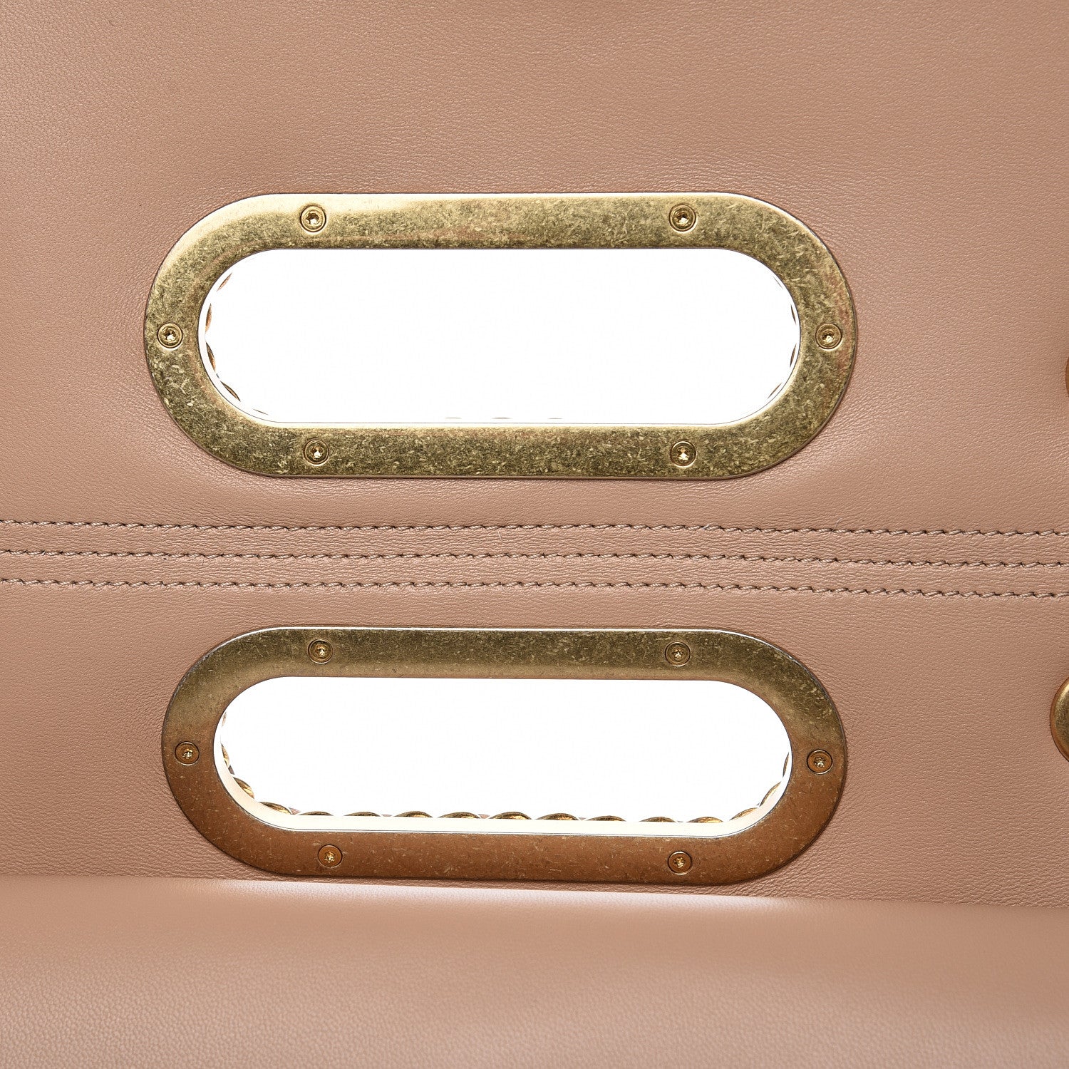 Chanel Lambskin Quilted Medium Chain Clutch Flap Beige 12 of 12