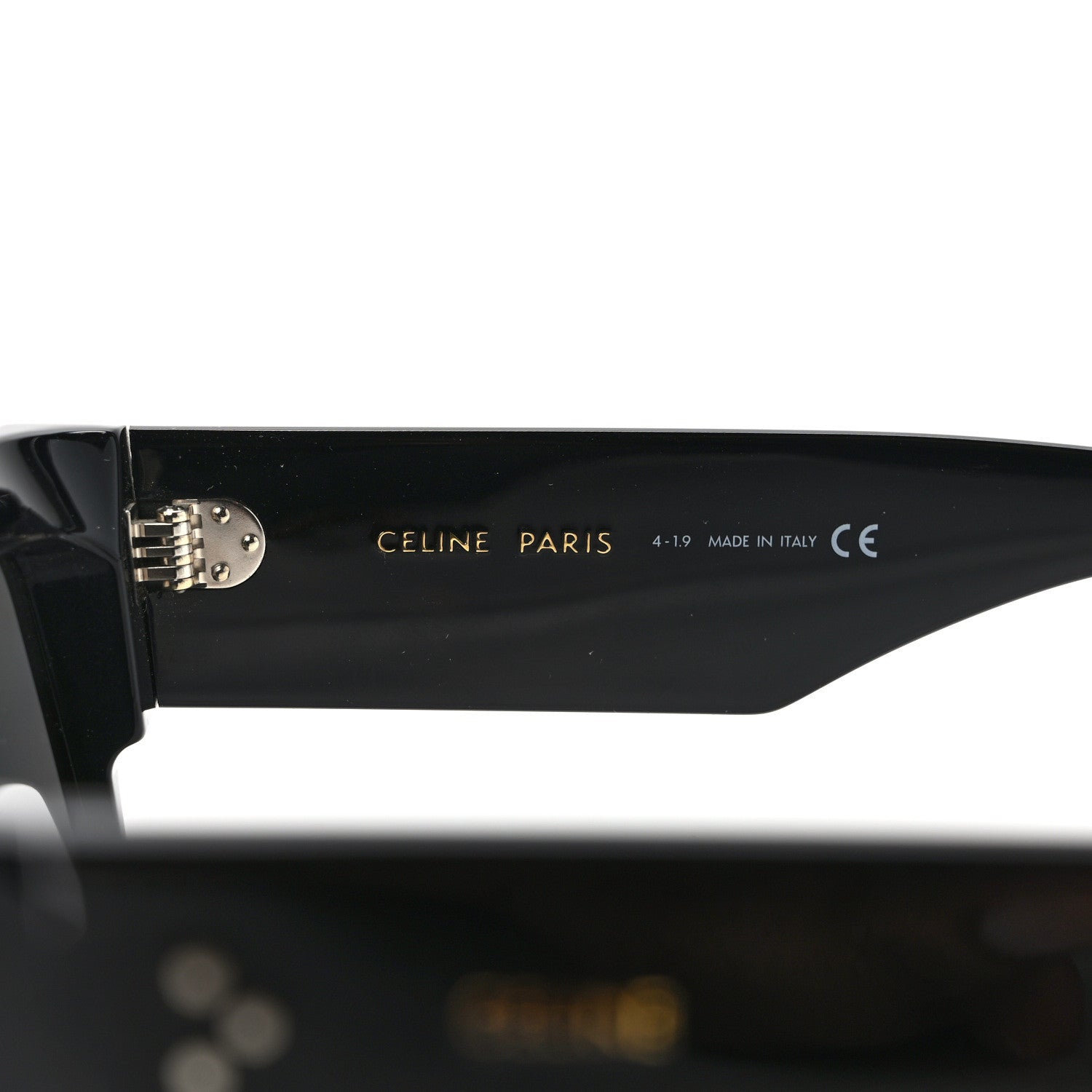 Celine Rectangular Sunglasses CL400921 Black 5 of 7
