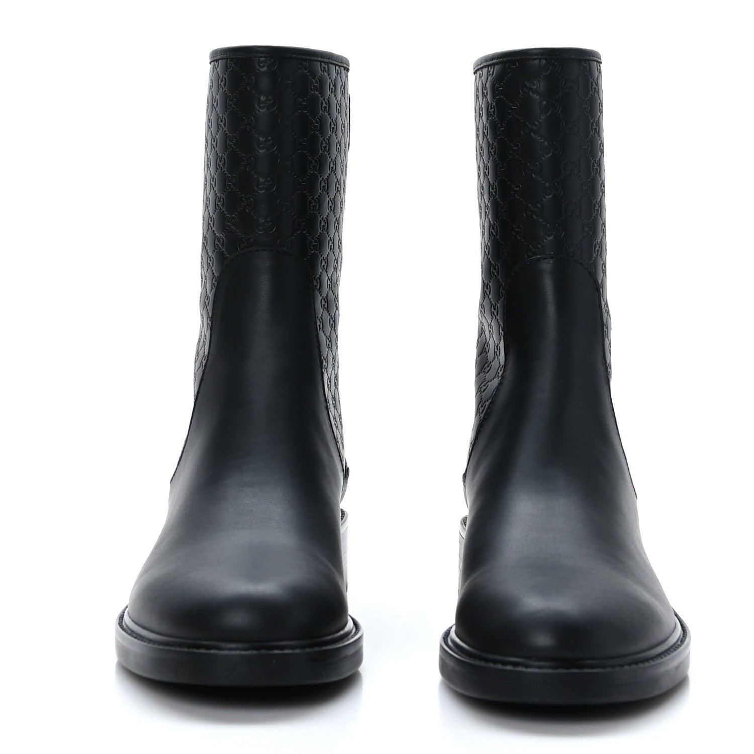 Gucci Soft Microguccissima Zip Boots 36 Black 2 of 8