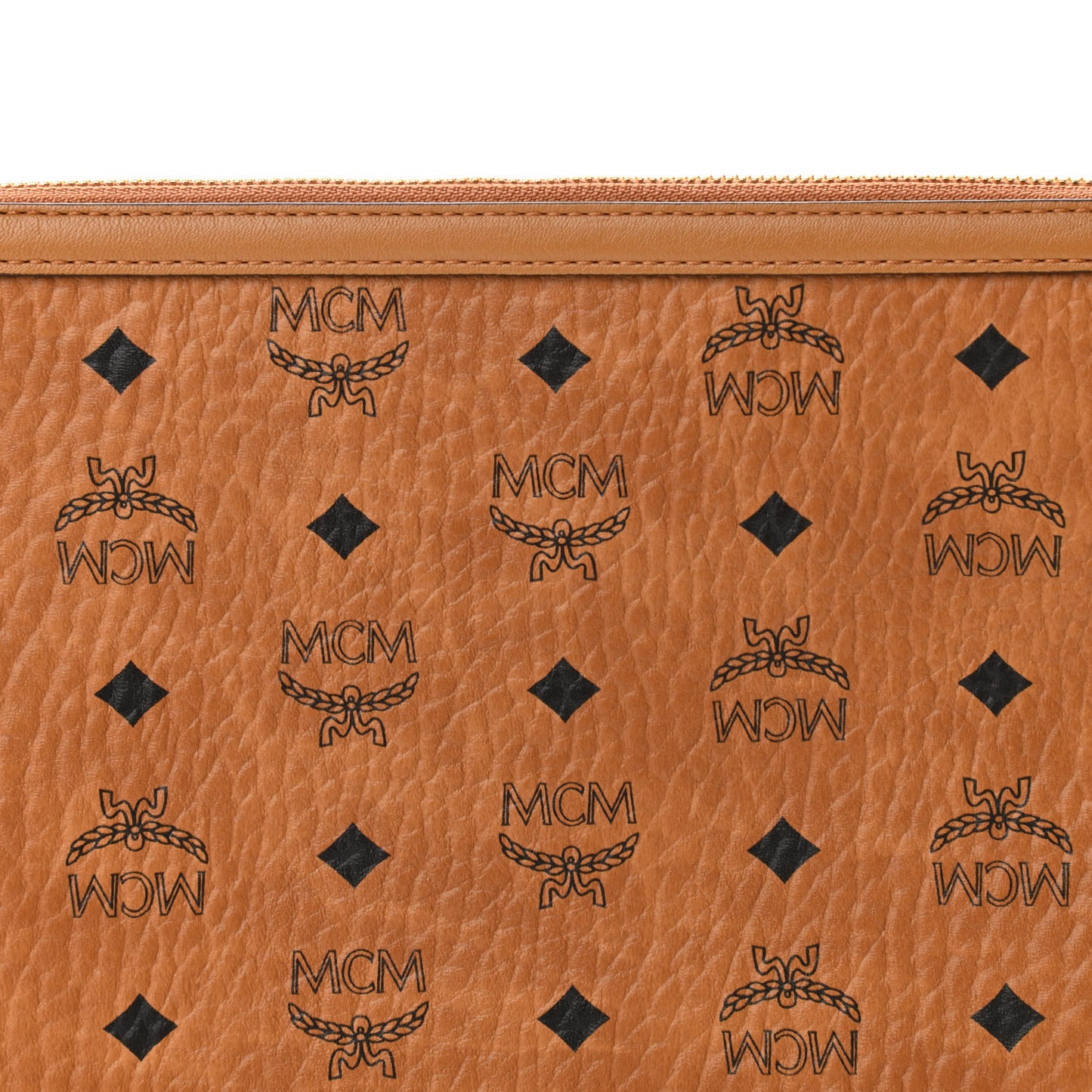 Visetos Liz Shopper Tote Pouch Cognac