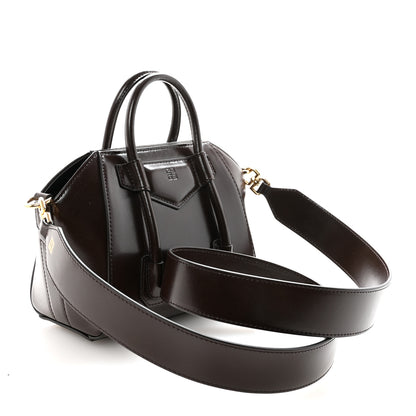 Givenchy Box Calfskin Toy Lock Antigona Shoulder Bag Ebony Brown 3 of 9