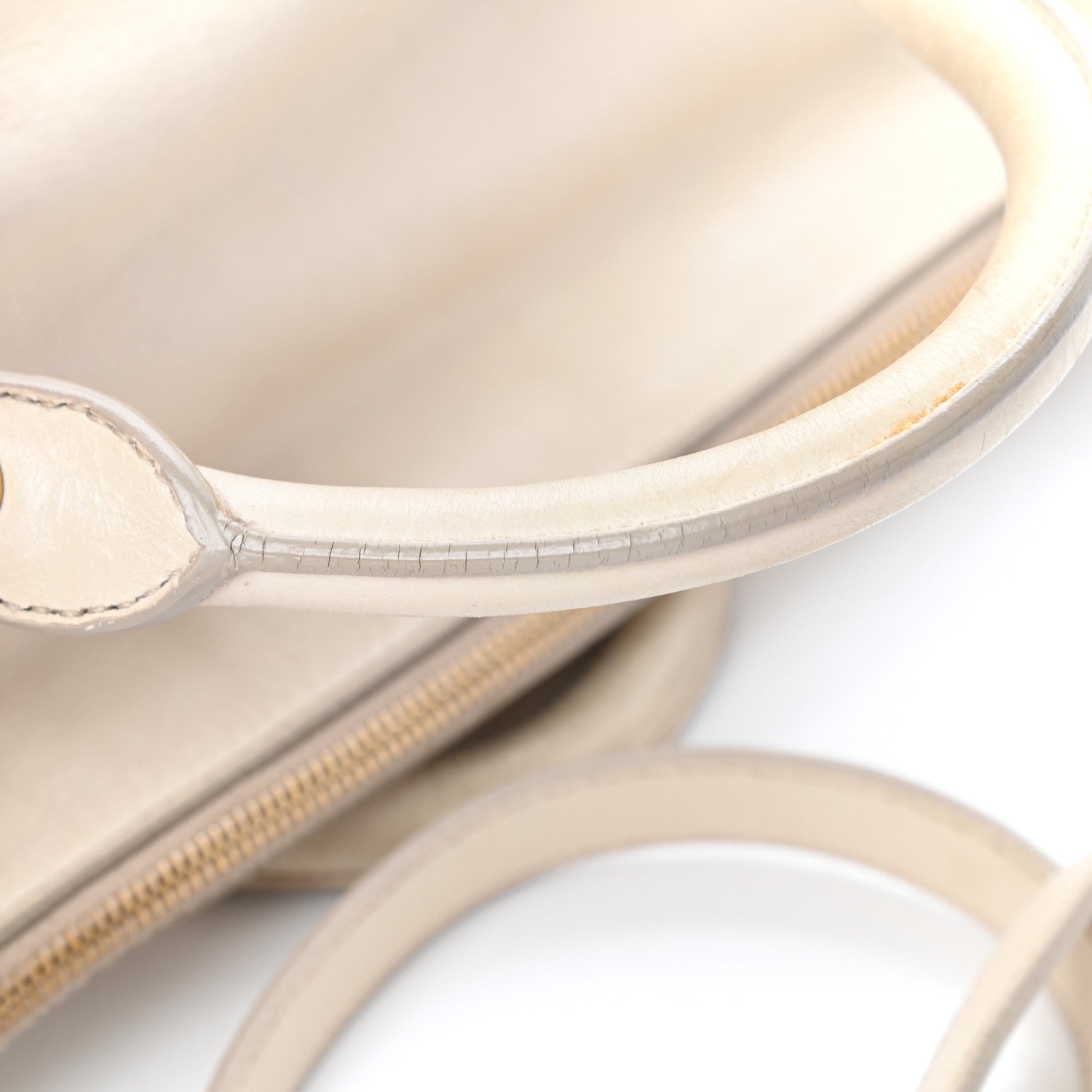 Miu Miu Vitello Lux Medium Bow Bag Talco 10 of 11
