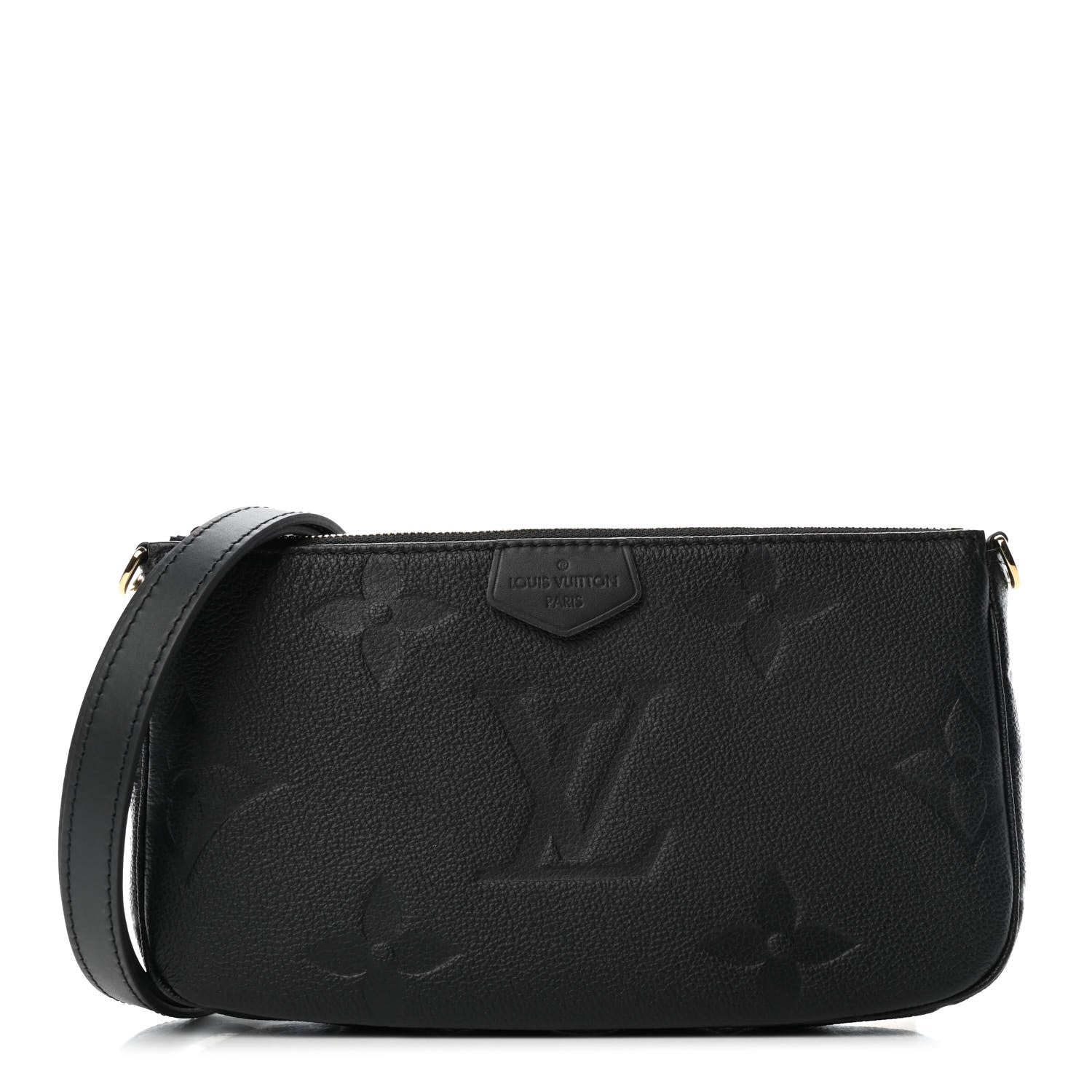 Louis Vuitton Empreinte Monogram Giant Multi Pochette Accessories Large Pochette Black 1 of 4