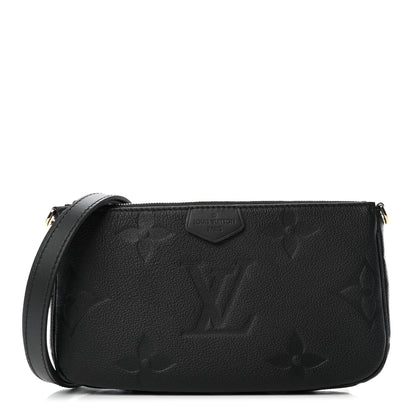 Louis Vuitton Empreinte Monogram Giant Multi Pochette Accessories Large Pochette Black 1 of 4