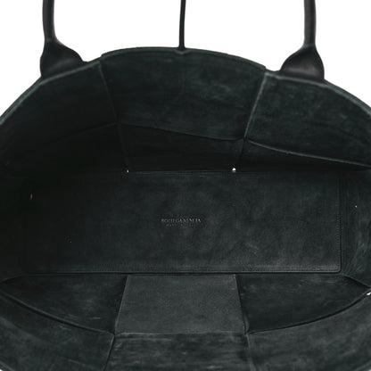 Bottega Veneta Grained Calfskin Intrecciato Small Arco Tote Black 5 of 9