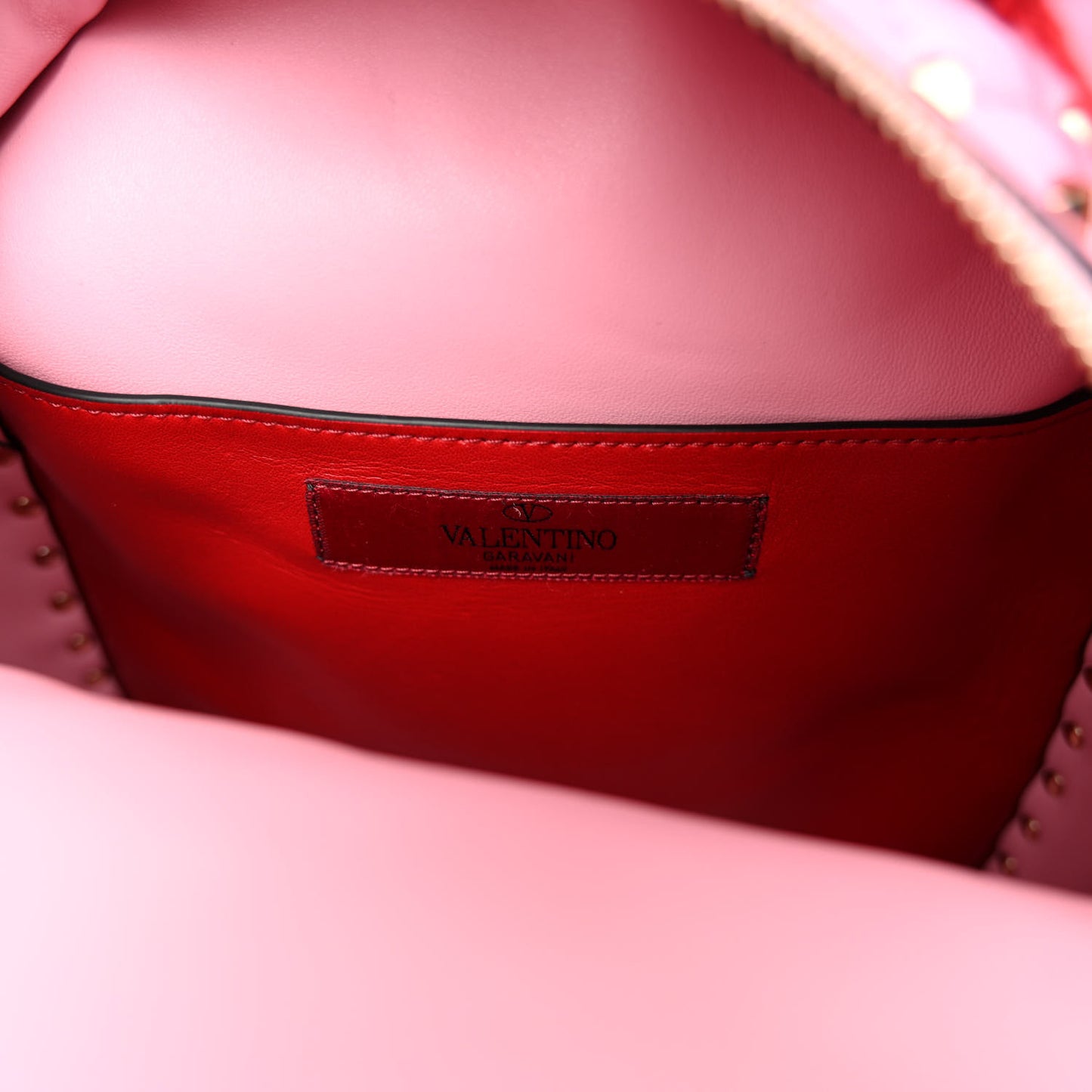 Nappa Quilted Small Rockstud Spike Backpack Absolute