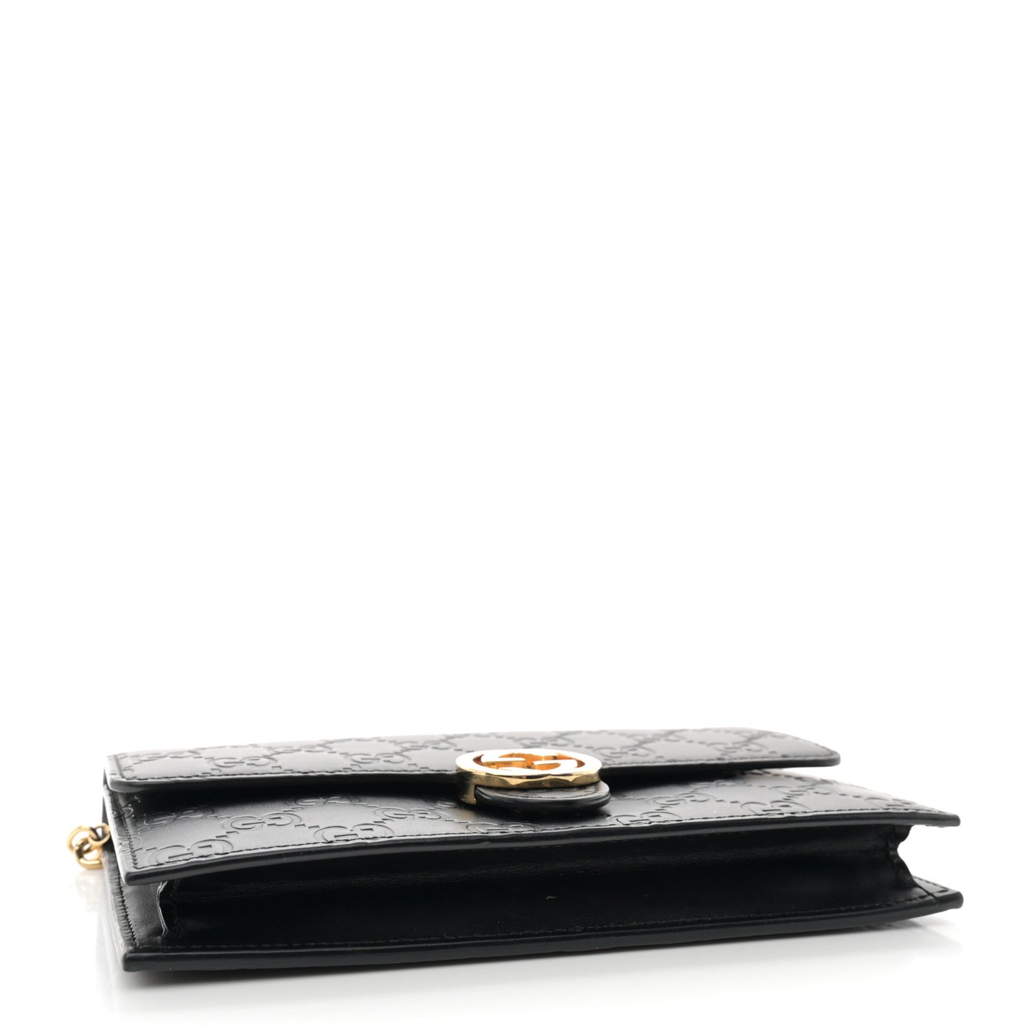 Guccissima Icon Chain Wallet Black