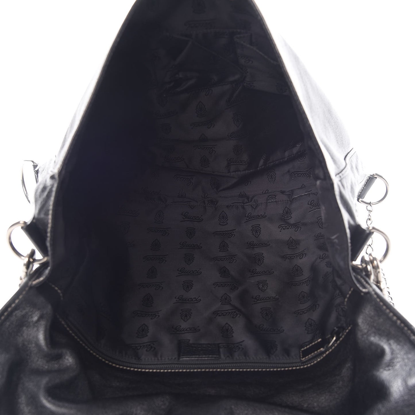 Calfskin Messenger Bag Black