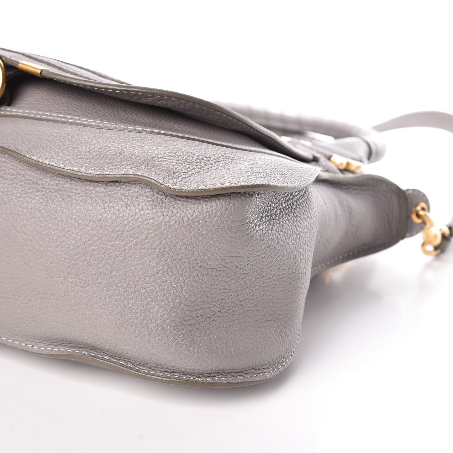 Calfskin Medium Marcie Satchel Cashmere Grey