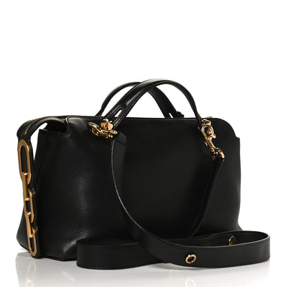 Fendi Vitello Dolce Chain Tail Gold Edition Medium By The Way Boston Bag Black Vintage Gold 2 of 13