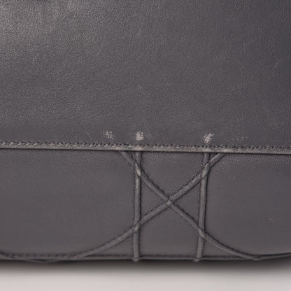 Christian Dior Lambskin Cannage Granville Polochon Grey 11 of 20