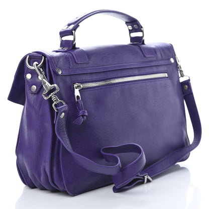 Proenza Schouler Lambskin Medium PS1 Satchel Amethyst 3 of 13
