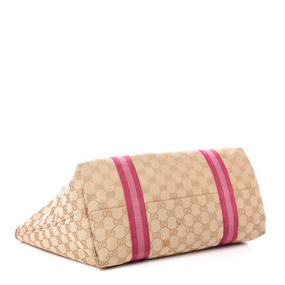 Gucci Monogram Large Jolicoeur Tote Pink 4 of 14