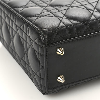 Christian Dior Lambskin Cannage Small My ABCDior Lady Dior Black 7 of 8