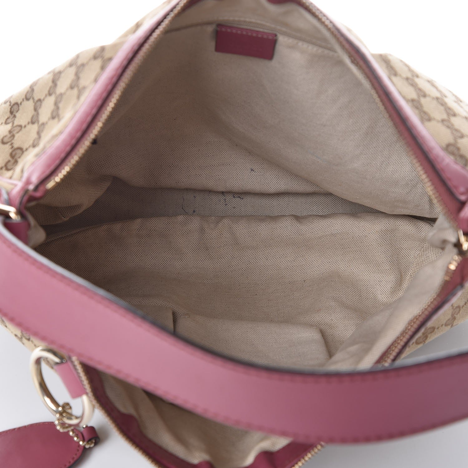 Gucci Monogram Medium Sukey Hobo Pink 5 of 14