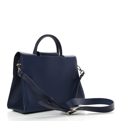 Christian Dior Bullcalf Medium Diorever Flap Navy 2 of 7