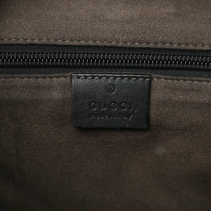 Gucci GG Supreme Monogram Single Buckle Backpack Beige Black 6 of 12