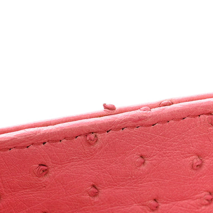 Christian Dior Ostrich Medium Lady Dior Pink 11 of 15