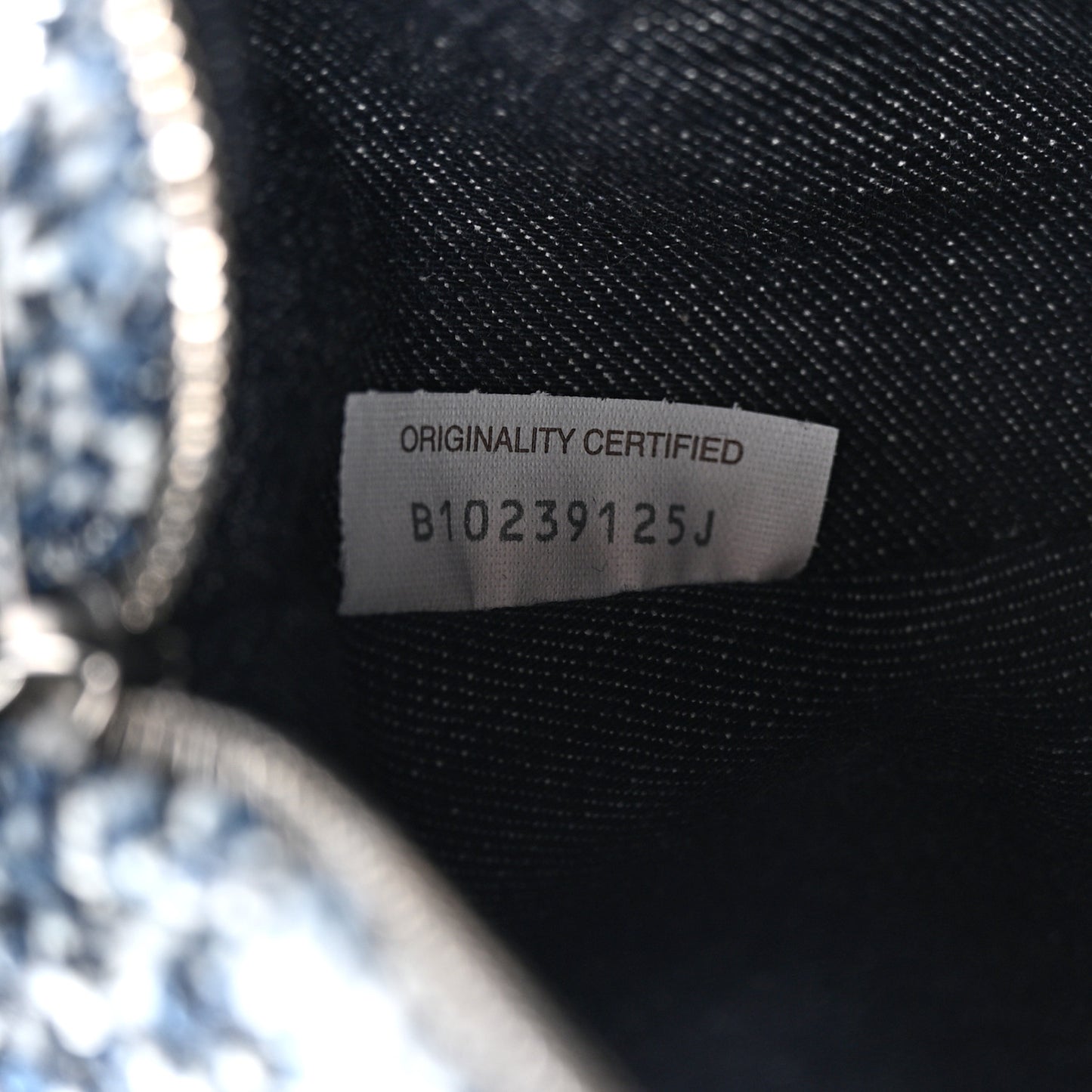 Denim Boucle Mini Jodie Indigo Silver