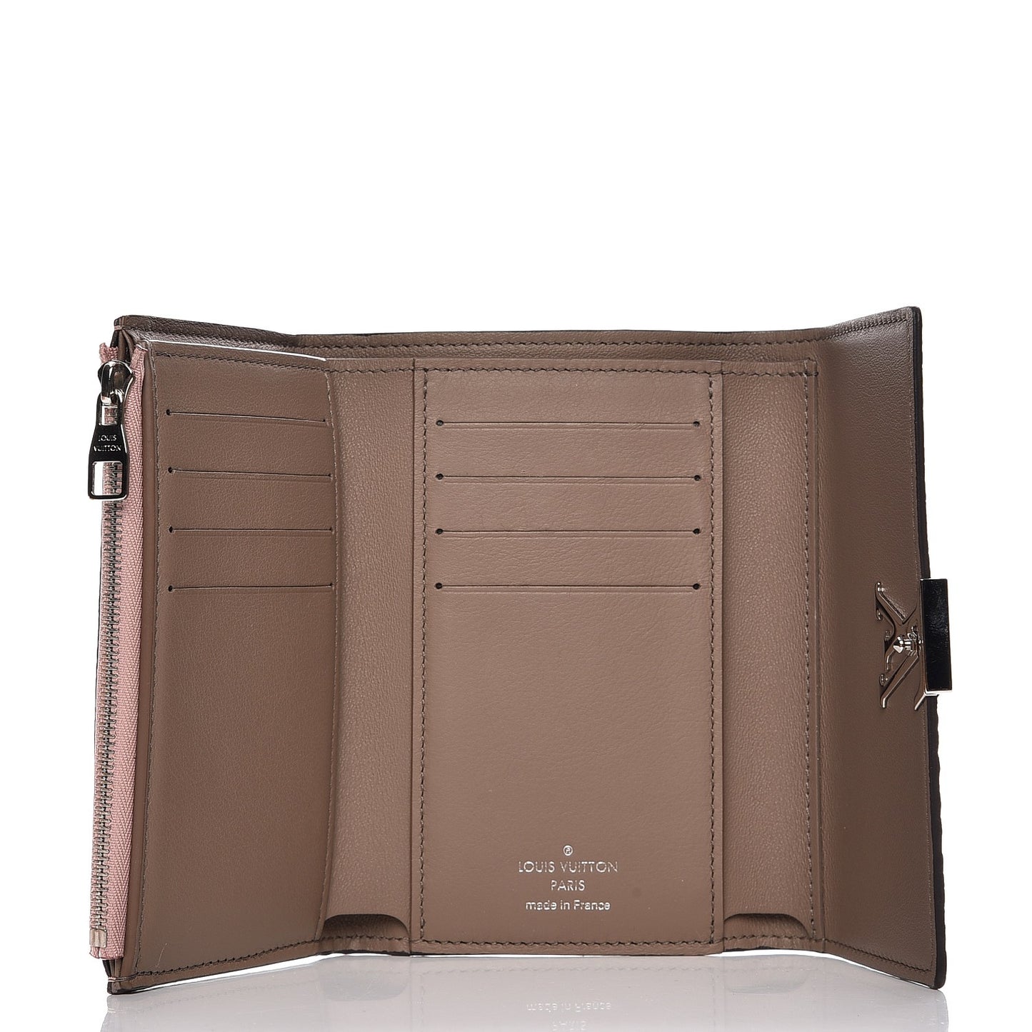 Taurillon Capucines Compact Wallet Magnolia