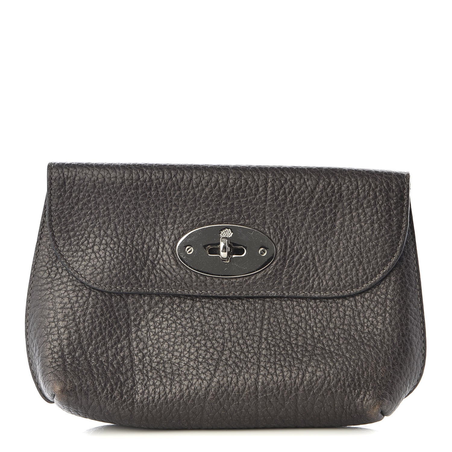 Mulberry Grained Calfskin Darley Cosmetic Pouch Evergreen 1 of 8