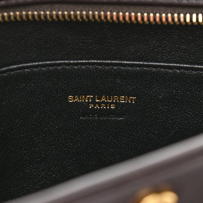 Saint Laurent Calfskin Monogram Baby Cabas Brown 6 of 10