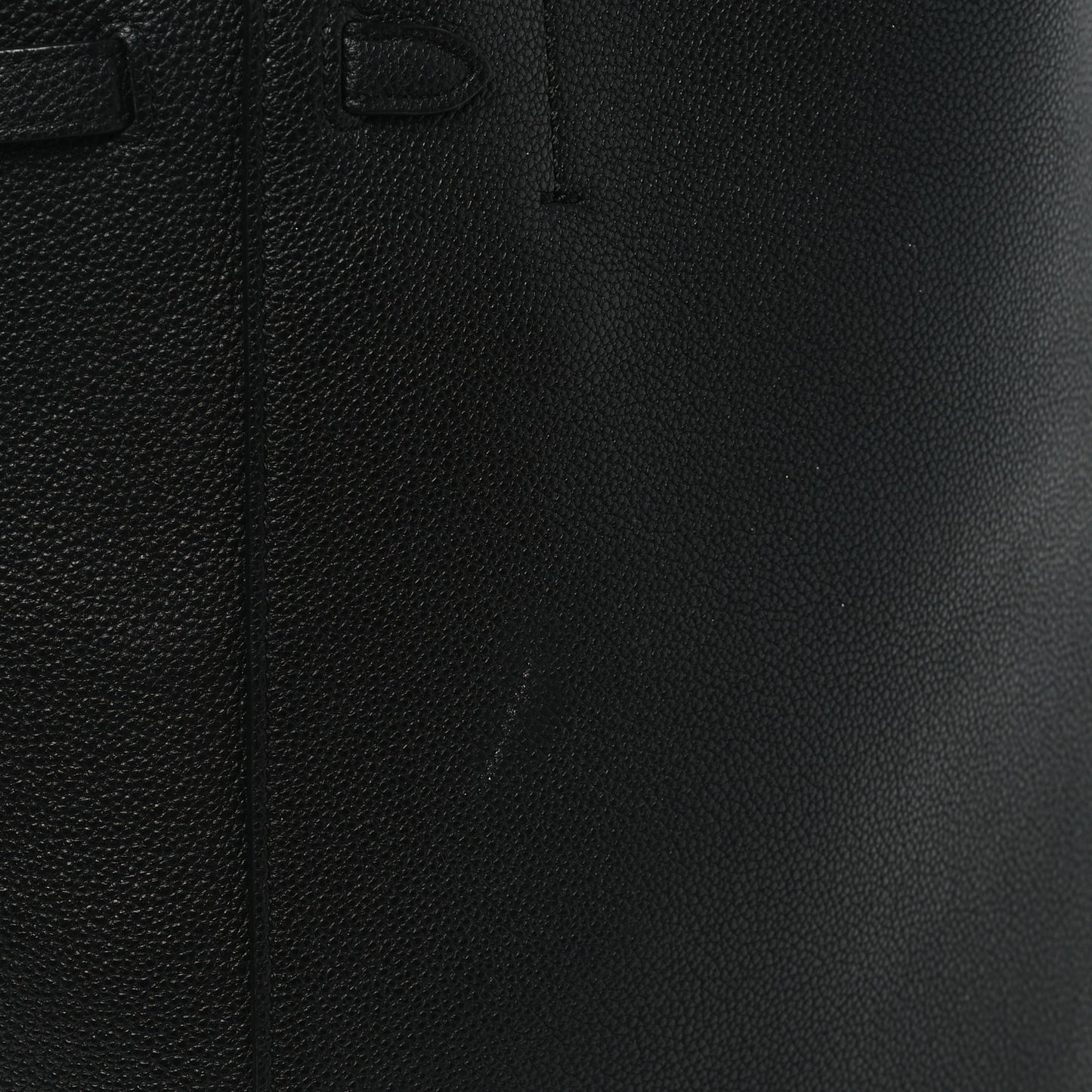 Soft Grained Calfskin Small Belt Cabas Phantom Black