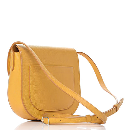 Celine Baby Grained Calfskin Small Trotteur Saffron 3 of 12