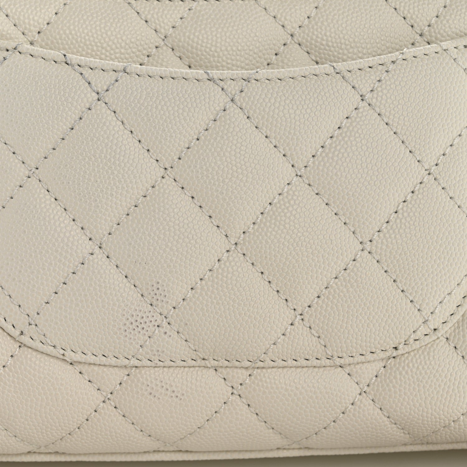 Chanel Caviar Quilted Mini Coco Handle Flap White 11 of 12