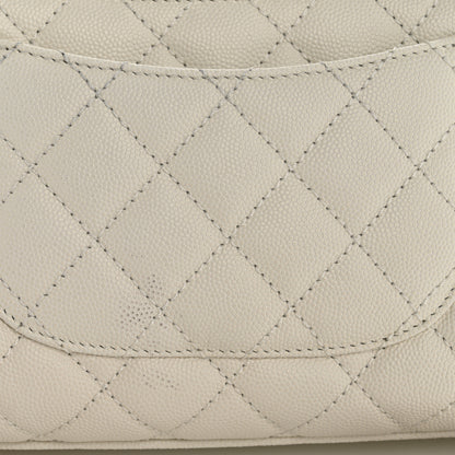 Chanel Caviar Quilted Mini Coco Handle Flap White 11 of 12