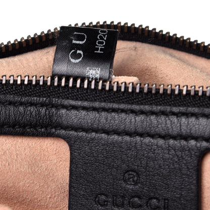 Gucci Calfskin Matelasse Studded Medium GG Marmont Shoulder Bag Black 7 of 12