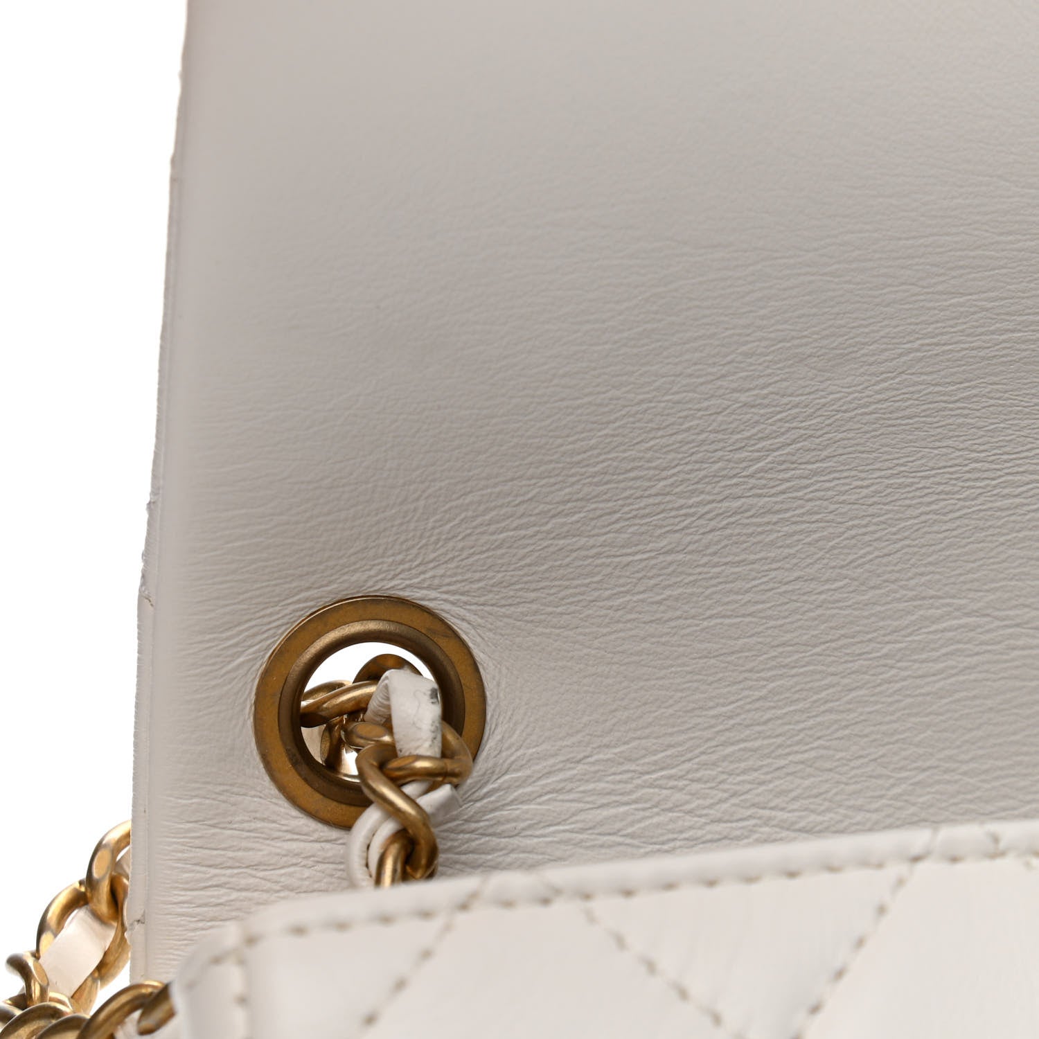 Chanel Lambskin Quilted Mini Rectangular Pearl Crush Flap White 12 of 14