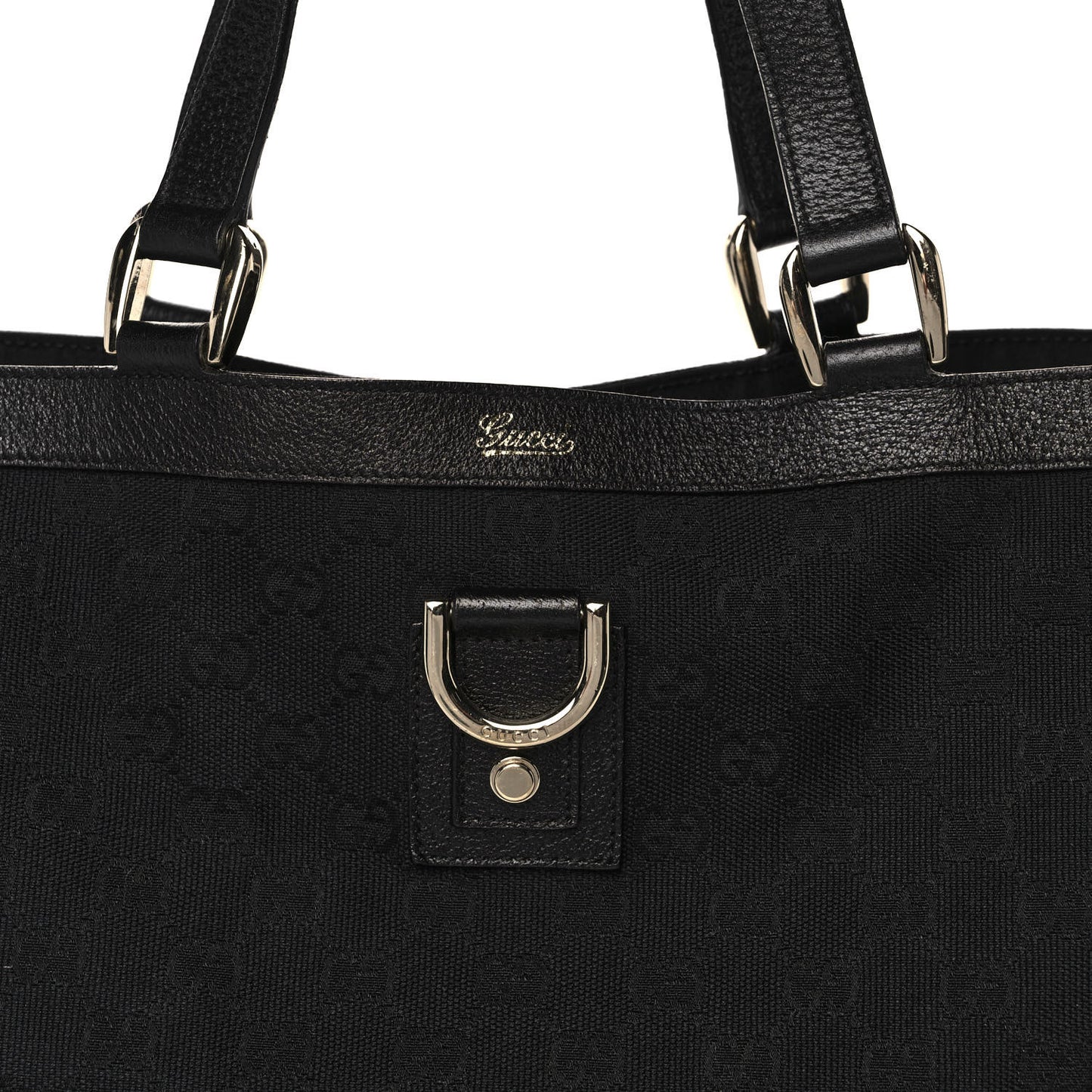 Monogram Large Abbey Tote Black