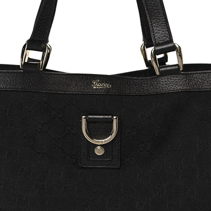 Gucci Monogram Large Abbey Tote Black 8 of 14