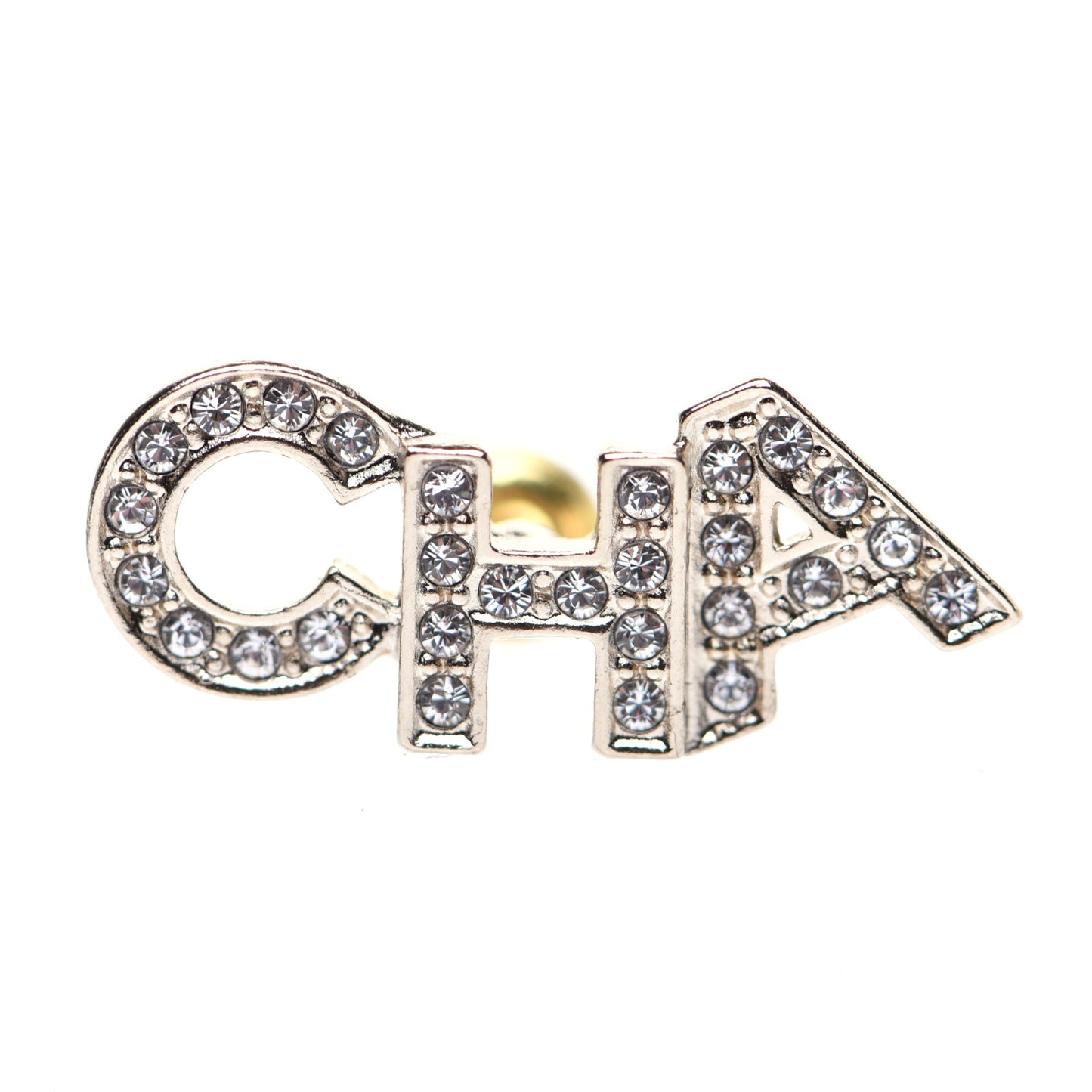 Crystal Pearl Signature Stud Earrings Gold