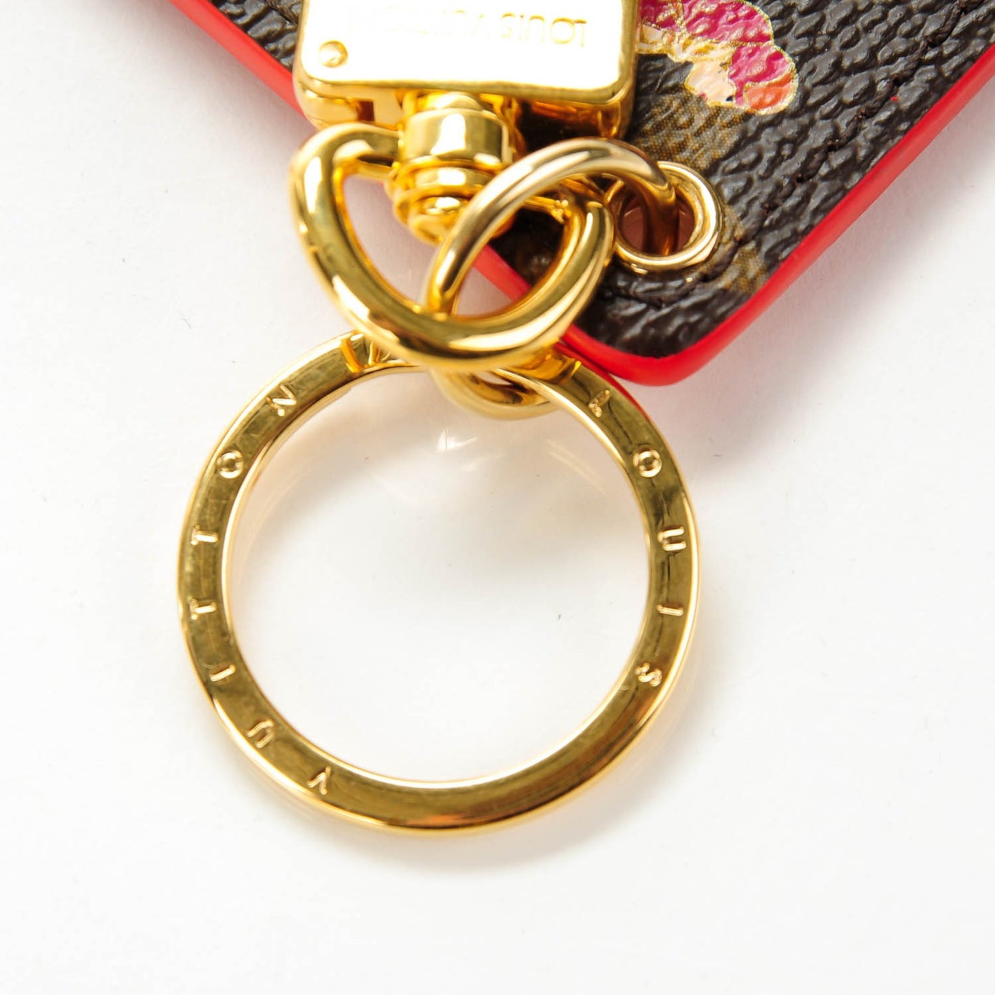 Monogram Illustre Groom Bag Charm Key Ring