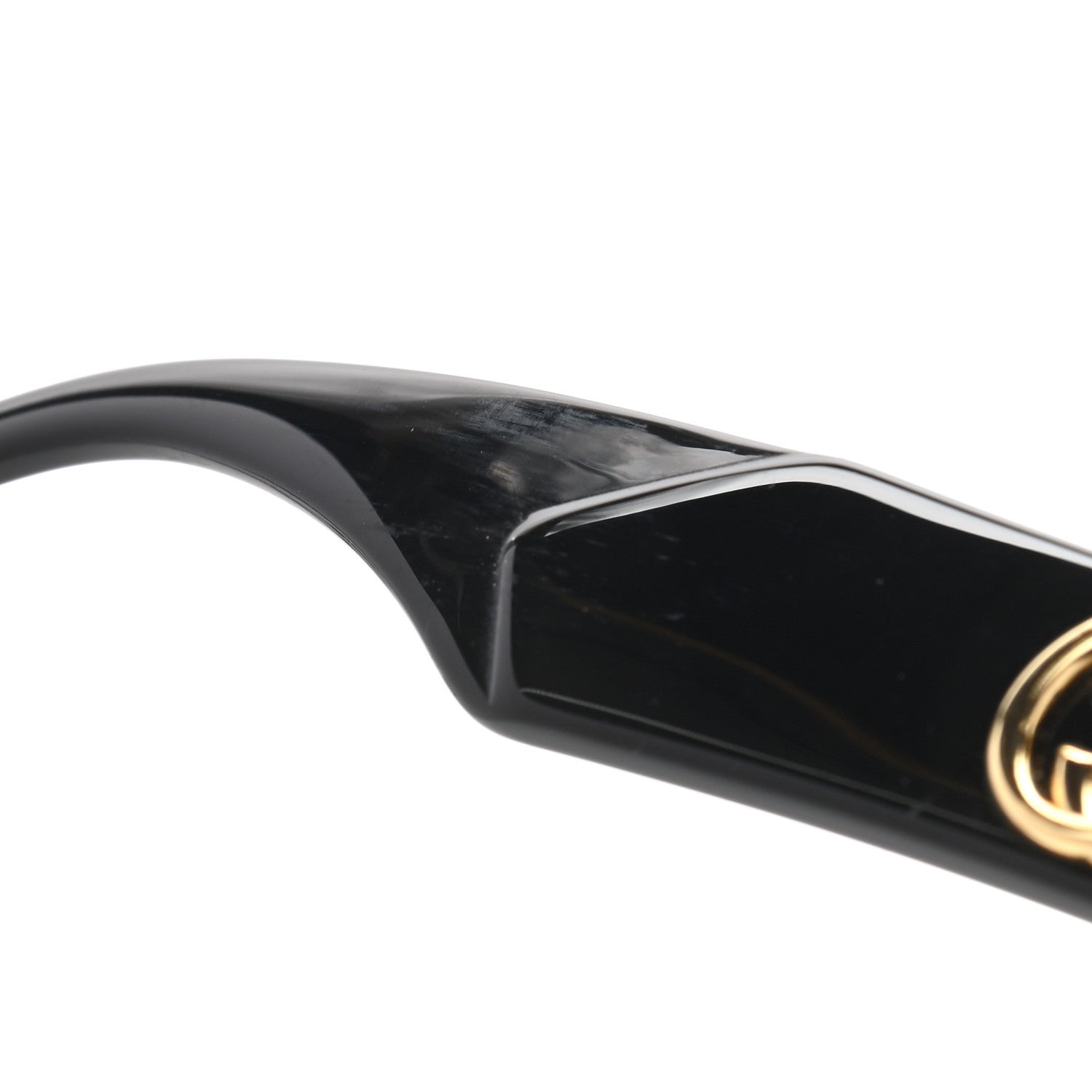 Gucci Acetate Square Frame Sunglasses GG0498S Black White 7 of 7